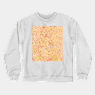 Trippy Pink Pastel Marble Crewneck Sweatshirt